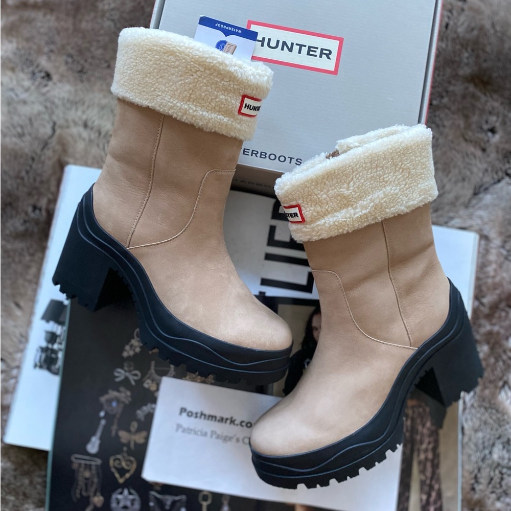 Hunter Marisol Heeled Waterproof Chelsea Boots